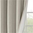 SunSmart Maya Printed Heathered Blackout Grommet Top Curtain Panel in Taupe