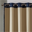 SunSmart Mirage Knitted Jacquard Damask Total Blackout Grommet Top Curtain Panel