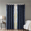 SunSmart Mirage Knitted Jacquard Damask Total Blackout Grommet Top Curtain Panel