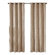 SunSmart Mirage Knitted Jacquard Damask Total Blackout Grommet Top Curtain Panel