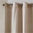 SunSmart Mirage Knitted Jacquard Damask Total Blackout Grommet Top Curtain Panel