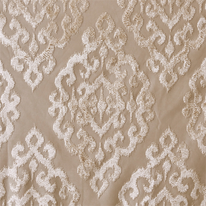 SunSmart Mirage Knitted Jacquard Damask Total Blackout Grommet Top Curtain Panel
