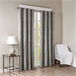 SunSmart Mirage Knitted Jacquard Damask Total Blackout Grommet Top Curtain Panel