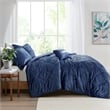 Intelligent Design Felicia Velvet Comforter Set in Navy