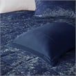 Intelligent Design Felicia Velvet Comforter Set in Navy