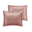 Intelligent Design Felicia Velvet Comforter Set in Blush