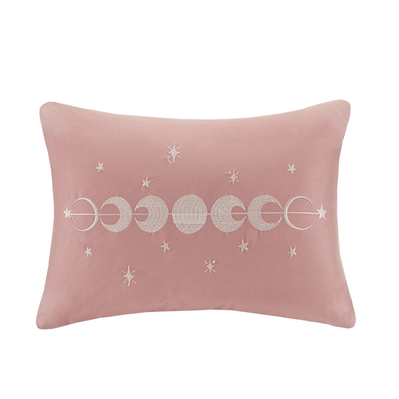 Intelligent Design Felicia Velvet Comforter Set in Blush