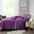 Intelligent Design Felicia Velvet Comforter Set in Purple
