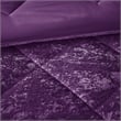Intelligent Design Felicia Velvet Comforter Set in Purple