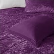 Intelligent Design Felicia Velvet Comforter Set in Purple