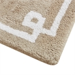 Madison Park Evan Cotton Tufted Bath Rug 24x40 in Taupe