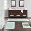 Madison Park Evan Cotton Tufted Bath Rug 24x72 in Seafoam
