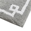 Madison Park Evan Cotton Tufted Bath Rug 24x40 in Grey