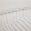 Madison Park Bahari 3-Piece Cotton Chenille Palm Comforter Set in Off White