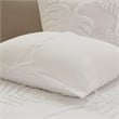 Madison Park Bahari 3-Piece Cotton Chenille Palm Comforter Set in Off White