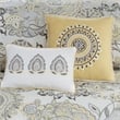 Madison Park Isla 8-Piece Cotton Floral Printed Comforter Set in Yellow