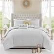 Madison Park Isla 8-Piece Cotton Floral Printed Comforter Set in Yellow