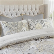 Madison Park Isla 8-Piece Cotton Floral Printed Comforter Set in Yellow