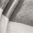 Madison Park Attingham 7-Piece Quilt Set w/ Euro Shams & Throw Pillows in Black
