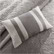 Madison Park Attingham 7-Piece Quilt Set w/ Euro Shams & Throw Pillows in Black