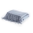 Madison Park Zennia 7-Piece Seersucker Comforter Set with Throw Blanket in Blue