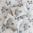 Madison Park Zennia 7-Piece Seersucker Comforter Set with Throw Blanket in Blue