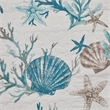 Madison Park Pebble Beach 6-Piece Cotton Quilt Set with Throw Pillows in Aqua