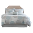 Madison Park Essentials Knowles 7-Piece Cotton Comforter and Sheet Set in Aqua