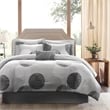 Madison Park Essentials Knowles 7-Piece Cotton Comforter and Sheet Set in Gray