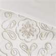 Madison Park Violette 3-Piece Tufted Cotton Chenille Coverlet Set in Ivory/Taupe