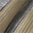 Madison Park Essentials Saben 6-Piece Quilt Set with Cotton Bed Sheets in Taupe