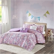 Urban Habitat Lola Unicorn Contemporary Cotton Duvet Cover Set in Pink