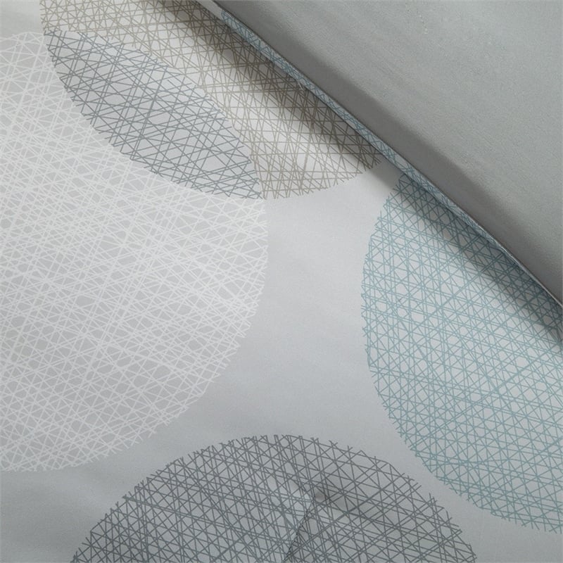 Madison Park Essentials Knowles 9-Piece Cotton Comforter and Sheet Set - Aqua
