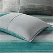 Madison Park Essentials Saben 8-Piece Quilt Set with Cotton Bed Sheets in Aqua