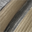 Madison Park Essentials Saben 8-Piece Quilt Set w/ Cotton Bed Sheets - Taupe