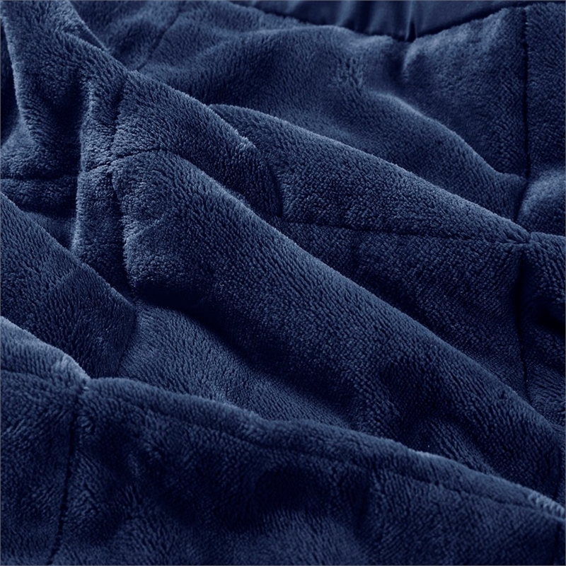 Madison Park Coleman HeiQ Smart Temperature Down Alternative Blanket - Navy