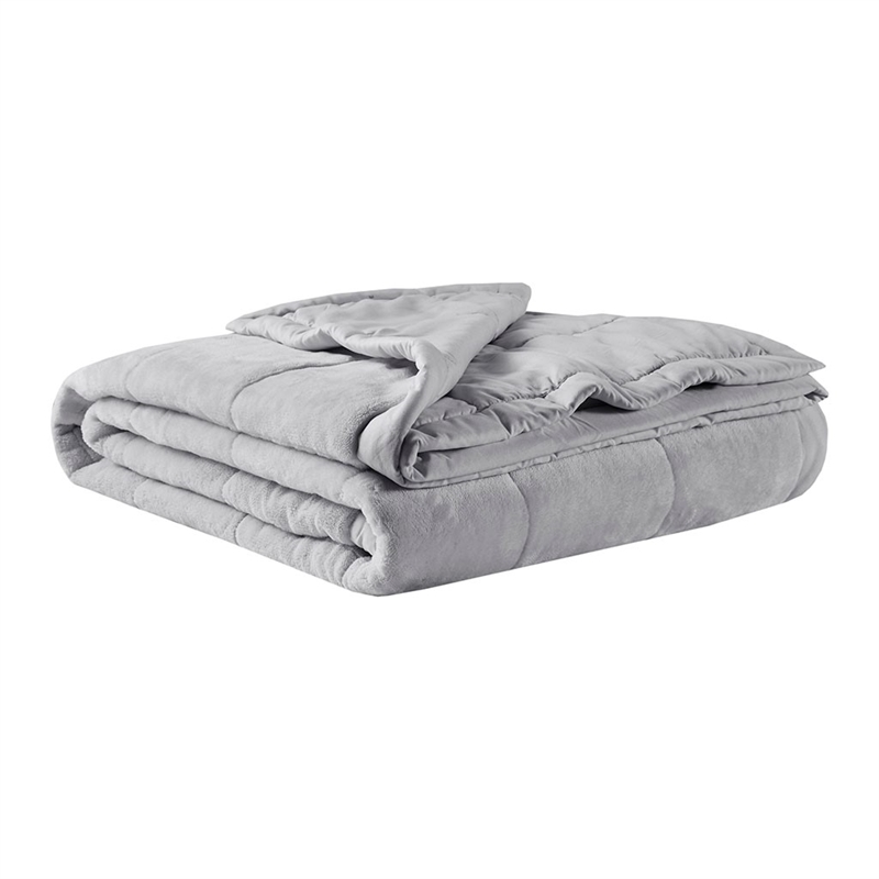Madison Park Coleman HeiQ Smart Temperature Down Alternative Blanket in Gray