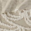 Madison Park Laetitia Cotton Medallion Fringe Coverlet Mini Set in Taupe
