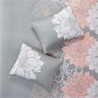 Madison Park Lola 6-Piece Cotton Quilt Set with Throw Pillows in Gray/Blush
