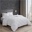 Sleep Philosophy Maximum Warmth Cotton Sateen Down Alternative Comforter - White