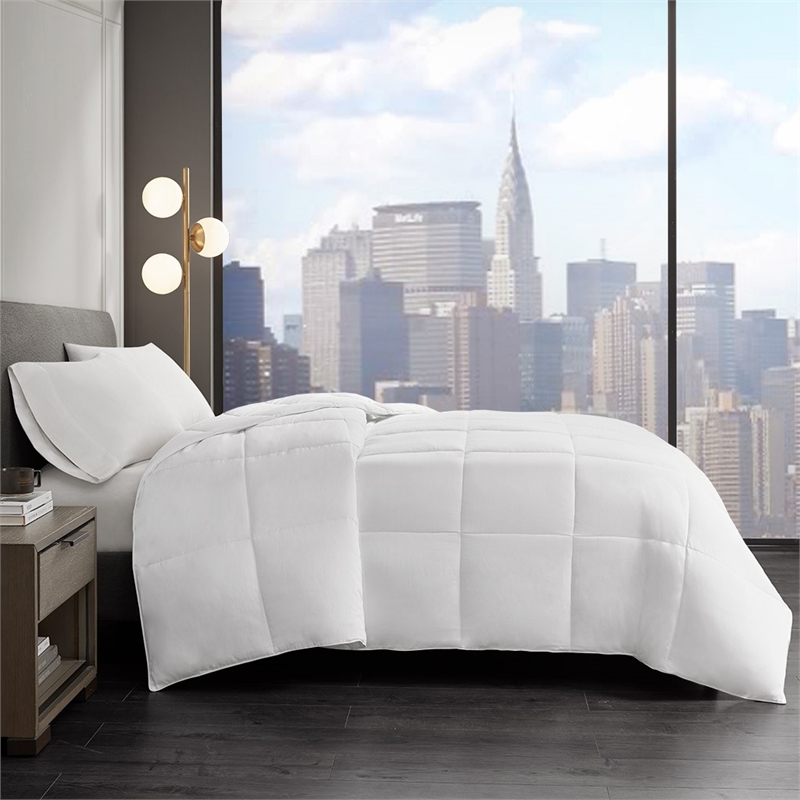 Sleep Philosophy Year Round Warmth Cotton Down Alternative Comforter - White
