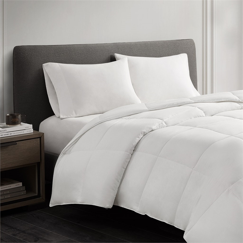 Sleep Philosophy Year Round Warmth Cotton Down Alternative Comforter - White