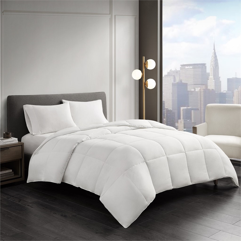 Sleep Philosophy Year Round Warmth Cotton Down Alternative Comforter in White