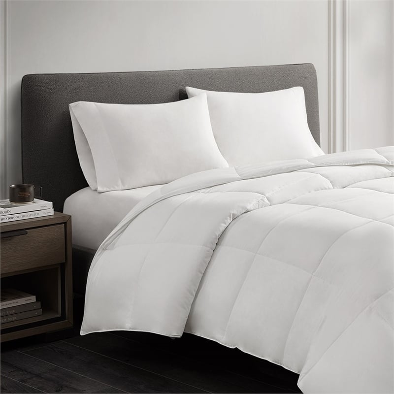 Sleep Philosophy Year Round Warmth Cotton Down Alternative Comforter in White