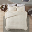 Urban Habitat Mercer 3 Piece Cotton Comforter Set in Ivory King/Cal King