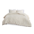 Urban Habitat Mercer 3 Piece Cotton Comforter Set in Ivory King/Cal King