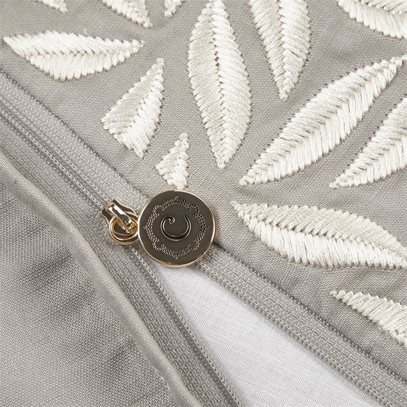 Croscill Home Melodia Square Decor Pillow in Grey 20x20