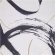 Madison Park Abstract Ambit Contrast Black Framed Graphic Wall Art in Black