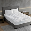 Croscill Signature Dobby Cotton Waterproof Mattress Pad in White King