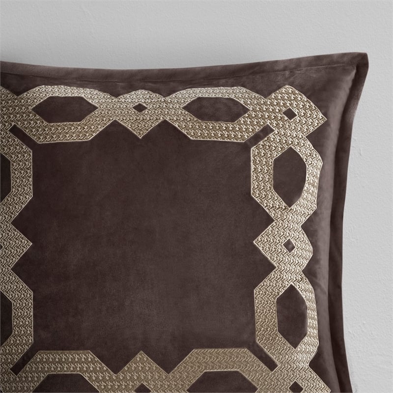 Croscill Classics Clermont European Pillow Sham in Brown 26x26